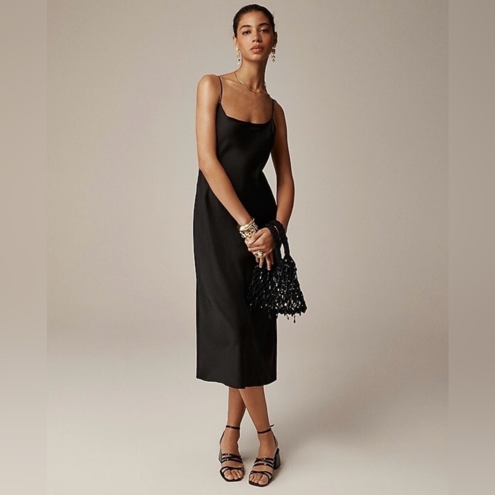 J. Crew Gwyneth linen slip dress